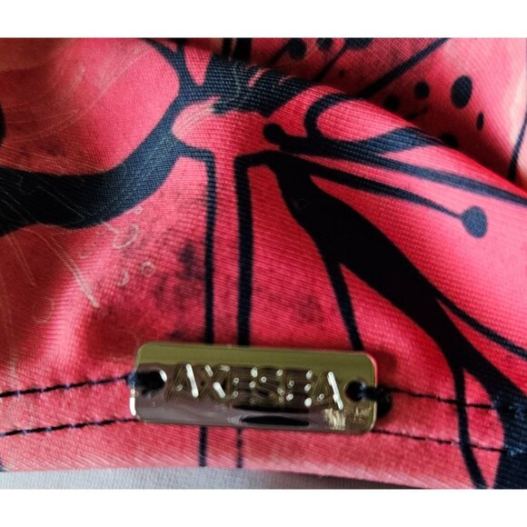 AXESEA Woman Size 12 Rash-Guard Swim Suit UPF 50+ Floral NWT Back Zip Surfer Sea - Picture 4 of 11